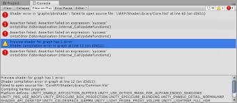 Vibrant shaders completely revamp minecraft's lighting system and add advanced effects like volumetric lighting, bloom, ambient occlusion, and reflections. Shader Graph Console Errors Unity Forum