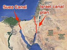 Click on above map to view higher resolution image. Us Considered Blasting Alternate Suez Canal With Nuclear Bombs In 60s