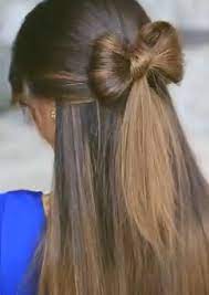 How To Make A Bow In Your Hair Follow This Making Hair Bows Tutorial Easy Girls Hairstyles Hair Styles Long Hair Styles Bow Hairstyle