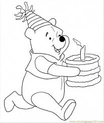 This compilation of over 200 free, printable, summer coloring pages will keep your kids happy and out of trouble during the heat of summer. Bring A Birthday Cake Coloring Page For Kids Free Winnie The Pooh Printable Coloring Pages Online For Kids Coloringpages101 Com Coloring Pages For Kids