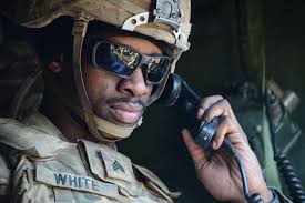 U.S. Army Sgt. Devin White, assigned to the Bravo Battery,