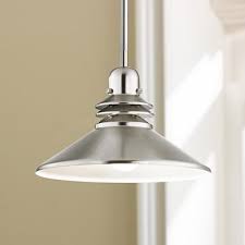 Kichler Grenoble 11 W Brushed Nickel 1 Light Mini Pendant 76472 Lamps Plus Kitchen Lighting Fixtures Kitchen Lighting Fixtures Track Kitchen Island Lighting Pendant