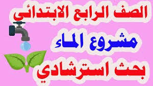 مشروع بحث عن الماء للصف الرابع الابتدائي الفصل الدراسي الثاني 2020 Youtube