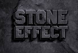 Free Stone Text Effect Fribly Photoshop Text Text Effects Photoshop Templates Free