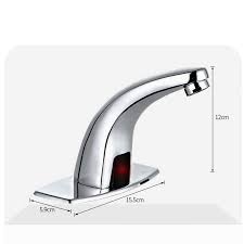 13 electronic automatic touchless sensor bathroom sink faucet. Touchless Faucets Ac Dc Powered Sensor Hands Free Bathroom Tap With Control Box And Temperature Mixer Automatic Touchless Bathroom Infrared Sink Faucet With Hole Cover Plate Chrome Finished Battery Or Plug In Sensor Kitchen