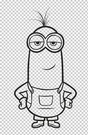 4th of july coloring pages. Kevin The Minion Bob The Minion Drawing Coloring Book Minions Png Clipart Art Artwork Black And