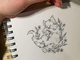 Floral Cat Tattoo By Kakttoos Floral Cat Tattoo Floral Cat Cat Tattoo