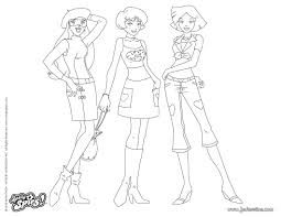 Coloriage totally spies gratuits à imprimer. 41 Dessins De Coloriage Totally Spies A Imprimer