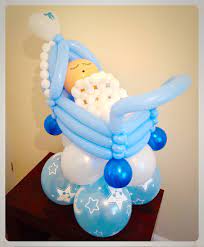 Sleeping Balloon Baby Display Created By Balloonblooms Co Uk Baby Shower Balloon Decorations Baby Shower Balloons Baby Balloon