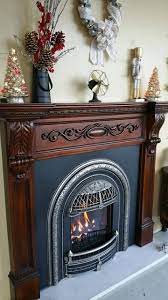 I have a gas fireplace like yours, don't you just love it!! Gas Electric Fireplaces Stove Accessories Vintage Fireplace Victorian Fireplace Fireplace