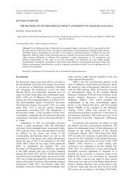 Untuk makluman daripada portal spa mempelawa kepada mereka yang berkomited dan berminat membuat permohonan jawatan kosong. Pdf The Dilemma Of Environmental Impact Assessment In Sarawak Malaysia