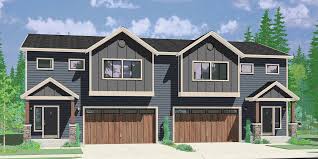For instance, one duplex might sport a total of four bedrooms (two in each unit), while another duplex might boast a total of six bedrooms (three in each unit), and so on. Duplex House Plans Designs One Story Ranch 2 Story Bruinier Associates