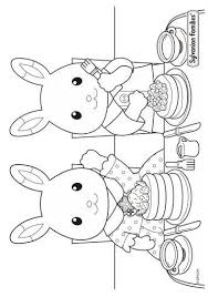 Kids N Fun Com 17 Coloring Pages Of Calico Critters Family Coloring Pages Shopkins Colouring Pages Cool Coloring Pages