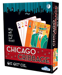 A card game traditionally for two players, that involves playing and grouping cards in combinations which gain points. Chicago Cribbage Outset Media Games