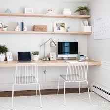 Take this ebern designs river ridge wall shelf set, for example, which includes six identical floating shelves that can work in any space of your home. Diy Floating Desk And Shelves Jenna Kate At Home
