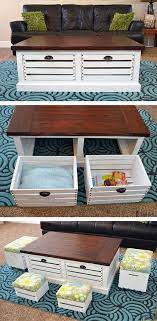 This dark espresso coffee table has 2 drawers and a sliding top panel for plenty of storage. Gorgeous Diy Coffee Table Ideas For Creative Juice