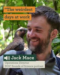 The next ep of the DOC Sounds of Science podcast will be out next week.  Here's a sampling., Jack Mace sat down to share some of his very best field  stories with us. And if you know Jack, you know he ...