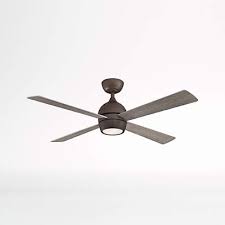 Crate and barrel 3d models, in various formats, 3ds max, obj, 3ds, 3d autocad, fbx, revit. Fanimation Kwad 52 Matte Greige Ceiling Fan With Reversible Blades Led Light Kit Crate And Barrel