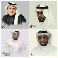 بورتريهات سابقة رسم الفنان محمدغبره محمد غبره ياسين الحبشي صالح باقارش نايف العلي خالد فلاتة مصوريين اعلاميين مكس ر Photo Video Instagram Souvenir