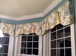 Jacobean floral rod pocket scalloped valance. What Type Of Rod Do I Use To Install My Hidden Rod Pocket Valance Hidden Rod Pocket Custom Valances