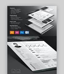 Business cards with logo (10 per page). 30 Illustrator Ai Resume Templates Creative Cv Designs 2021