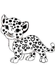 Learn how to draw leopard black and white pictures using these outlines or print just for coloring. Coloring Pages Printable Baby Leopard Coloring Pages