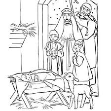 Whether it's windows, mac, ios or android, you will be able to download the images using download button. Nativity Of Baby Jesus In A Manger Coloring Page Kids Play Color