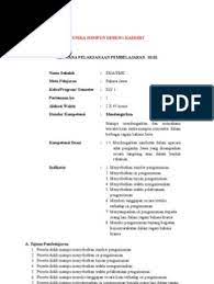Batasan materi penilaian pas/uas meliputi seluruh indikator yang merangkum semua kompetensi dasar atau kd pada semester 1. Rpp Bahasa Jawa Kelas Xii Sma Smk