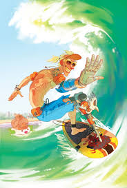 Https Www Artstation Com Artwork Zgrez Surf Art Overwatch Comic Junkrat Fanart