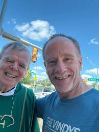 Got my Sunday dose of soul candy. Hanging with that “catholic priest”…my  dear friend Father Norman Douglas at my home parish