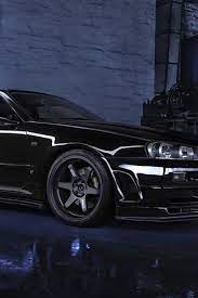 Updated 1 month 22 day ago. Nissan Skyline R34 Gtr V Black Car Night 640x1136 Iphone 5 5s 5c Se Wallpaper Background Picture Image