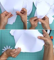 Often we want to grab some precious… how to make paper roses. Diy Giant Paper Flowers With Template 5 Steps My Online Wedding Help