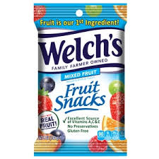 Yumearth free from the top eight allergens, yumearth's gummy fruit snacks are a terrific snack for everyone. Welch S Mixed Fruit Flavored Fruit Snacks 5 Oz Cvs Pharmacy