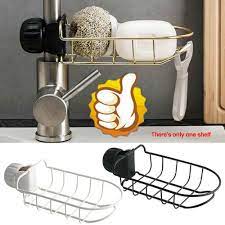 $15.99 oxo good grips large sink mat. Stainless Steel Kitchen Sink Hanging Storage Rack Organiser Hanging Basket Storage Sink Pouch Sponge Holder Caddy Bathroom Storage Baskets Aliexpress