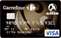 Kartu kredit yang khusus diterbitkan oleh bank mega, bekerjasama dengan pt. Carrefour Mega Card Dan Promo Priceprice Com