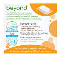 Beyond Auto Dishwasher Tablets [32 Tablets]- Fragrance & Dye Free -  Certified Biobased - Plant Based Ingredients