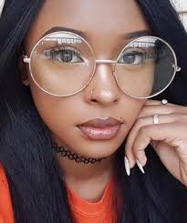 Woman Black And Clear Glasses Vintage Round Glasses Clear Glasses Fashion Round Sunglasses Women Reflective Sun Glasses Female Sha Glasses Fashion Rounded Glasses Women Fashion Eye Glasses