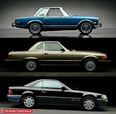 Sl Evolution Starting With The Pagode Mercedes Benz Sports Car Mercedes Benz Cars Mercedes Sl