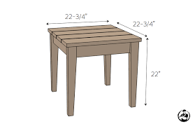 Simple Outdoor Side Table Rogue Engineer Outdoor Side Table Wooden Table Diy Side Table Wood