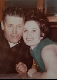 This is a picture I absolutely love! These two smiling are my grandparents.  This was taken the morning after their wedding April 8th, 1950. The picture  was taken in my great Grandma's
