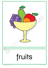 Flashcards Fruits Obstsalat Bildkarten Karteikarten Bildkarten Speicherkarte