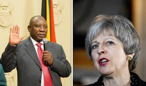 Matamela cyril ramaphosa (born 17 november 1952) is a south african politician serving as president of south africa since 2018 and president of the african national congress (anc) since 2017. South Africa Theresa May Congratulates New President Cyril Ramaphosa World News Express Co Uk