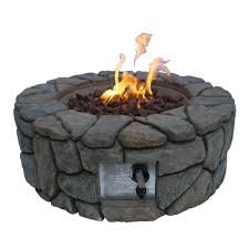 Maybe you would like to learn more about one of these? Grey Stone Gas Fire Pit Gas Firepit Stone Fire Pit Round Propane Fire Pit