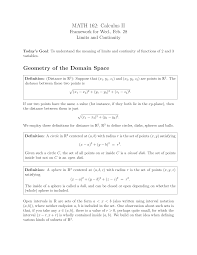 Http Www Calvin Edu Scofield Courses M162 S07 Frameworks D17 Limitsfnsof2vars Pdf