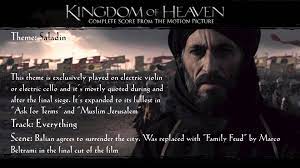 Order today with free shipping. Kingdom Of Heaven Soundtrack Themes Saladin Youtube Kingdom Of Heaven Saladin Quotes Favorite Movie Quotes
