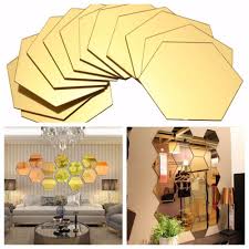 Here are a few suggestions for using them: 12pcs Lot 3d Hexagon Acrylic Mirror Wall Stickers Diy Art Wall Decor Stickers Home Decor Living Room Mirrored Decorative Sticker Buy At The Price Of 2 52 In Aliexpress Com Imall Com