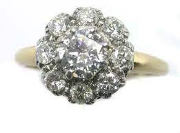 Reminds Me Of Christine S Ring From Phantom Of The Opera Beautiful Diamond Engagement Ring Victorian Diamond Ring Victorian Rings