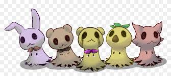 Coloring pages pokemon pokemon halloween coloring pages here comes halloween 2018. Pokemon Mimikyu Rabbit Bear Cat Anime Cute Colorful Mimikyu Fnaf Hd Png Download 1024x432 6857048 Pngfind