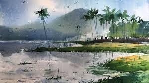 '…paint my place is an absolute steal. Watercolor Landscape Painting Demonstration On The Spot By Prashant Sarkar Yo Watercolor Landscape Paintings Famous Landscape Paintings Watercolor Landscape