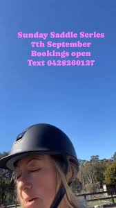 Sunday Saddle Series ~ September, It’s
